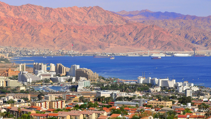 העיר אילת חוף הים האדום ים סוף