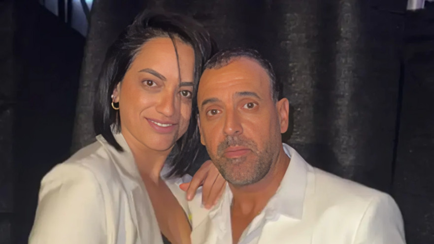 אלי שרעבי ובת זוגו