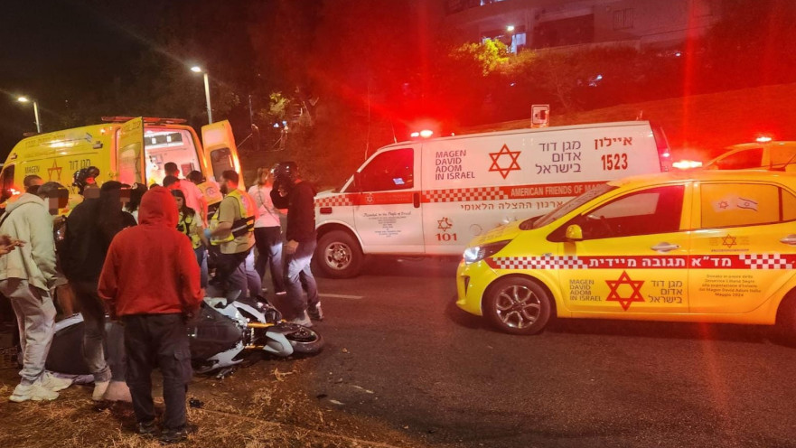 תיעוד מזירת התאונה 