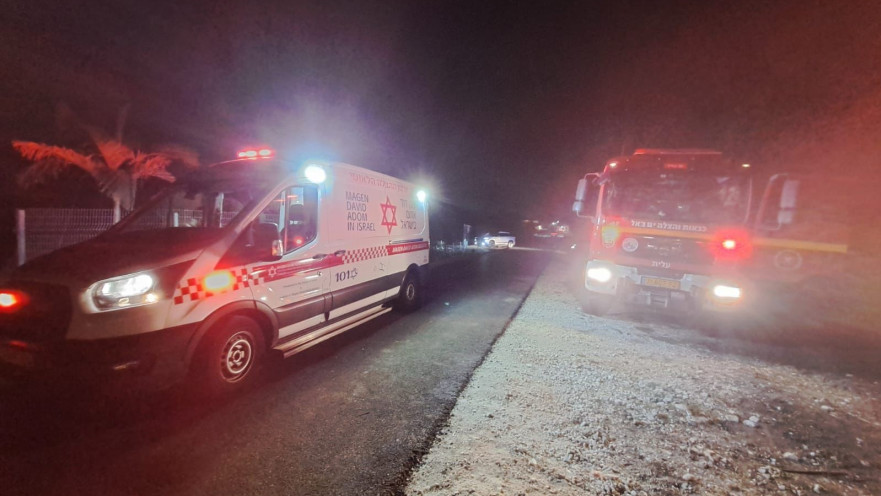 זירת תאונת האופניים ברמת ישי