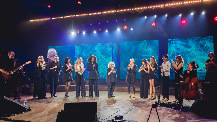 מופע המחווה לחוה אלברשטיין בפסטיבל תל אביב