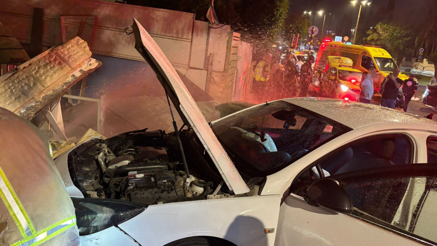 תיעוד מזירת התאונה 