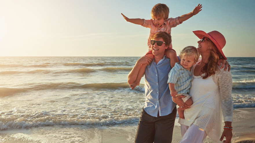 משפחה בחופשה