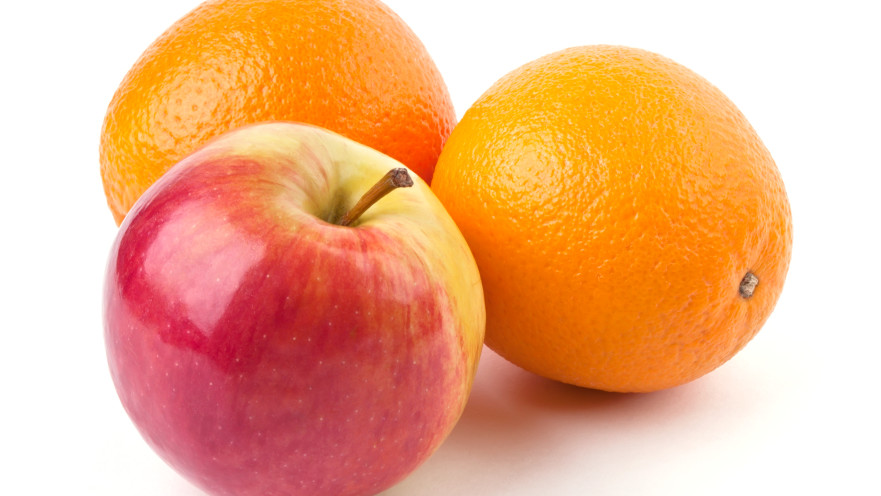 תפוחים ותפוזים