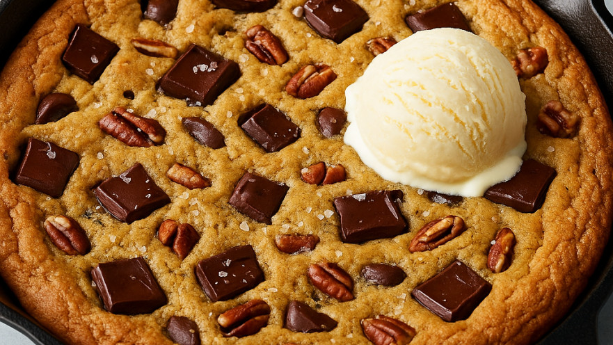 עוגיית שוקולד במחבת