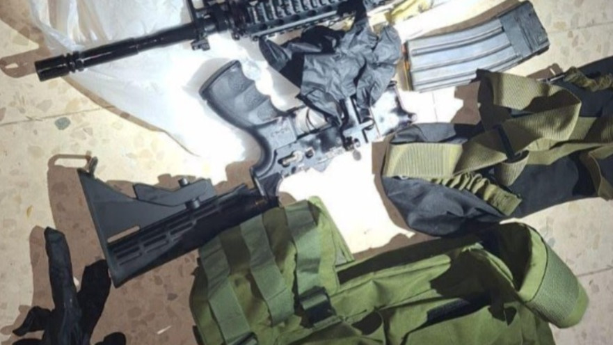 אמל"ח שנתפס בפעילות צה"ל ושב"כ לסיכול טרור בבית לחם