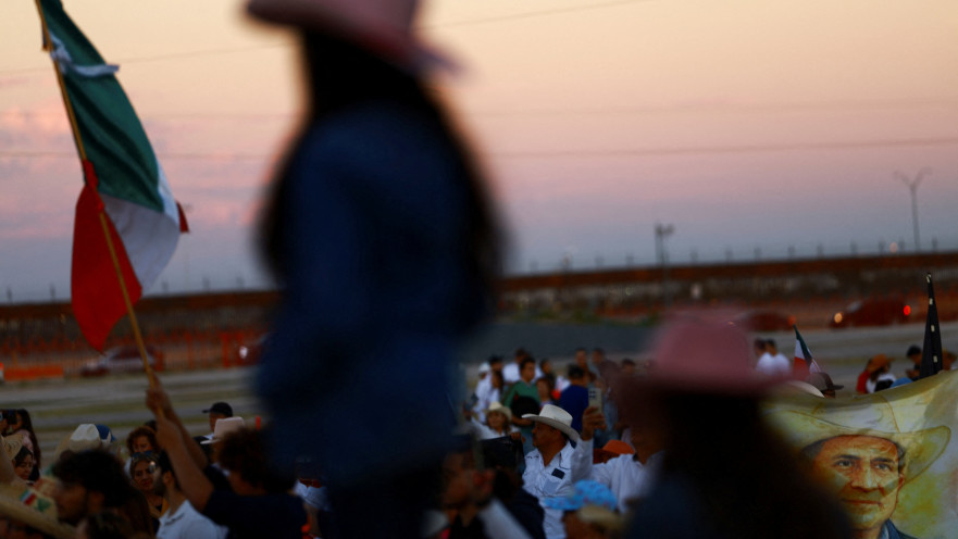 מחאה על הפשיעה הגוברת והשחיתות במקסיקו