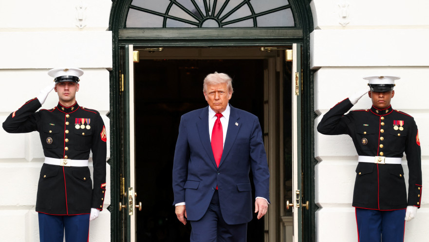 דונלד טראמפ מחכה למוחמד בן סלמאן