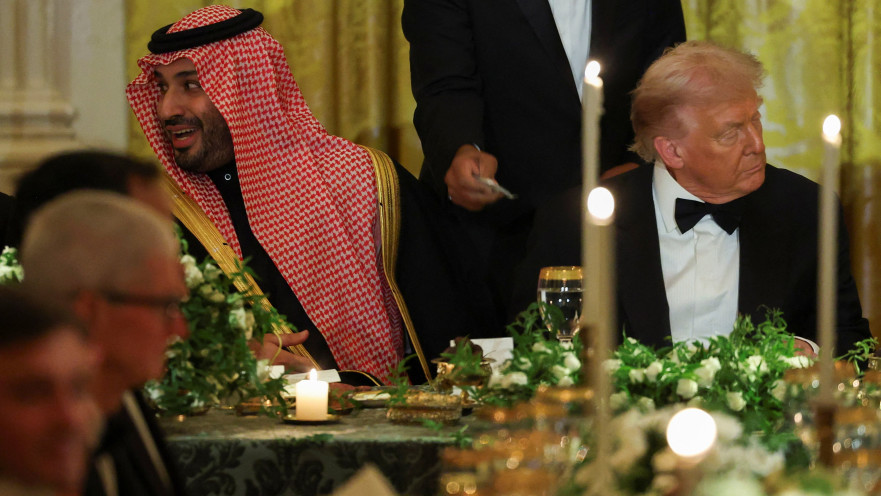 דונלד טראמפ ומוחמד בן סלמאן