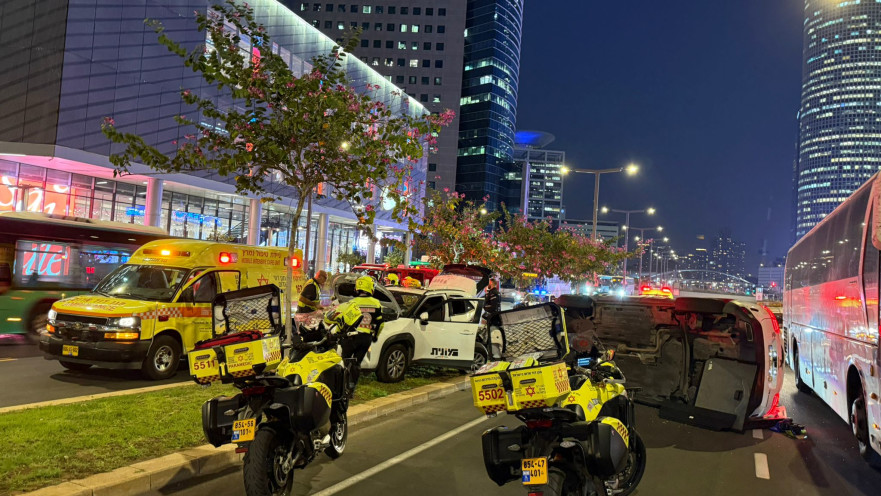 תיעוד מזירת התאונה