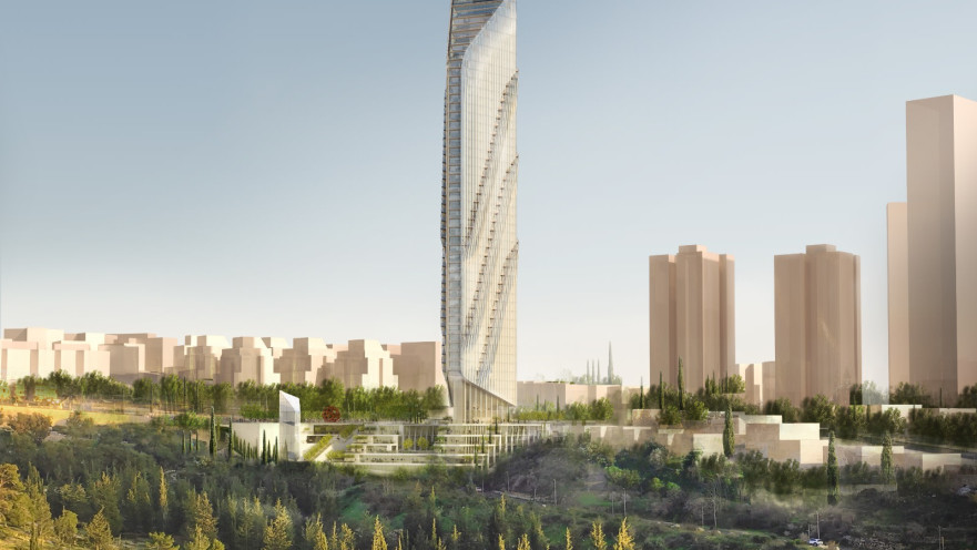 הדמיית עין כרם טאוור ירושלים