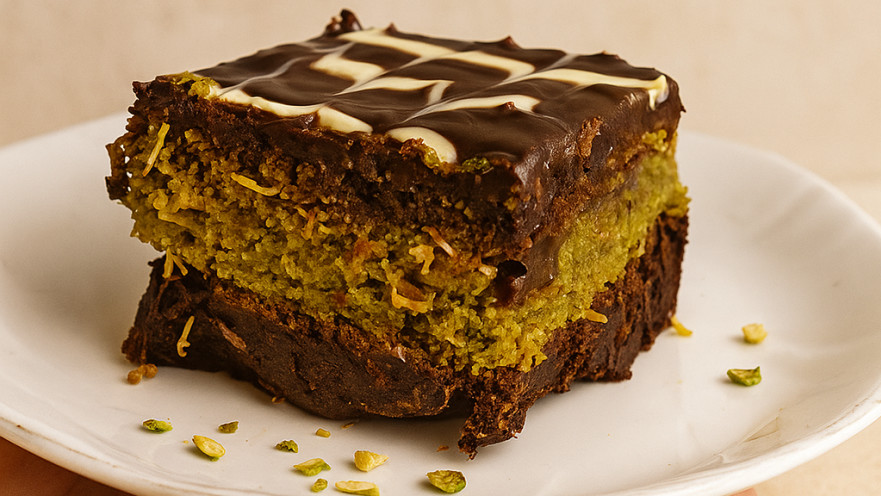 בראוניז שוקולד פיסטוק 