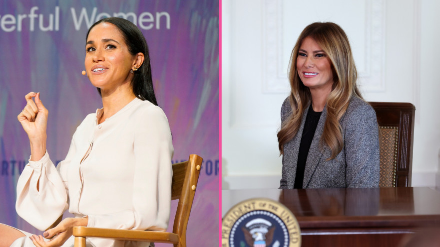 מלניה טראמפ, מייגן מרקל