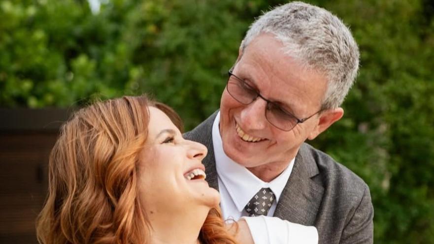 אוהד בן עמי ואשתו רז