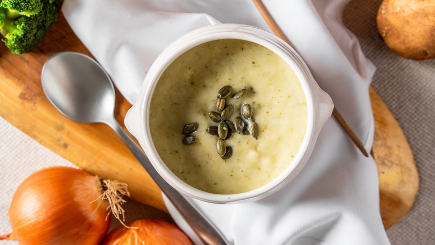 מרק ברוקולי מוקרם בפסטיבל המרקים של ענבל