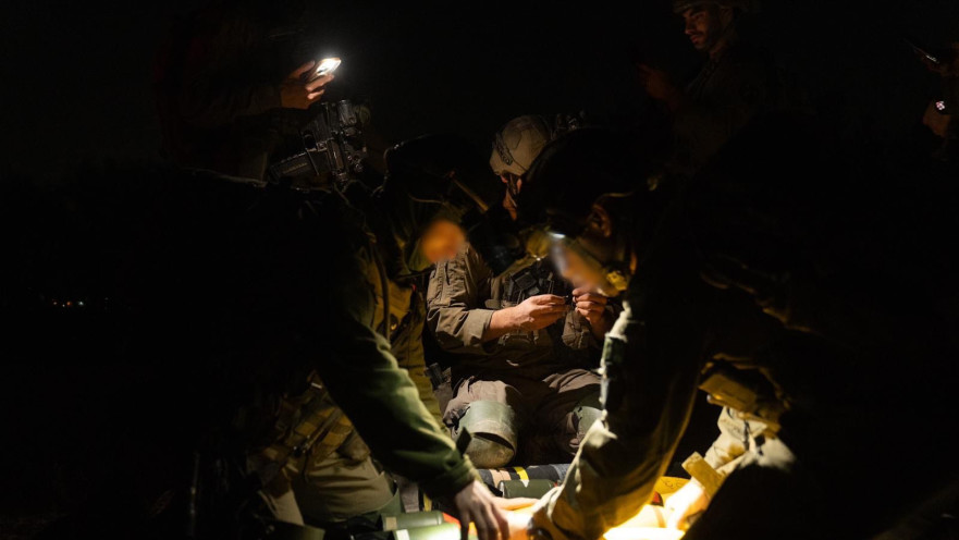 לוחמי סיירת צנחנים בפעילות בחטיבת מנשה