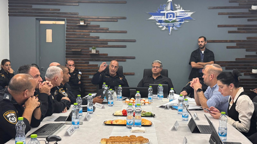 השר בן גביר בפתח תקווה