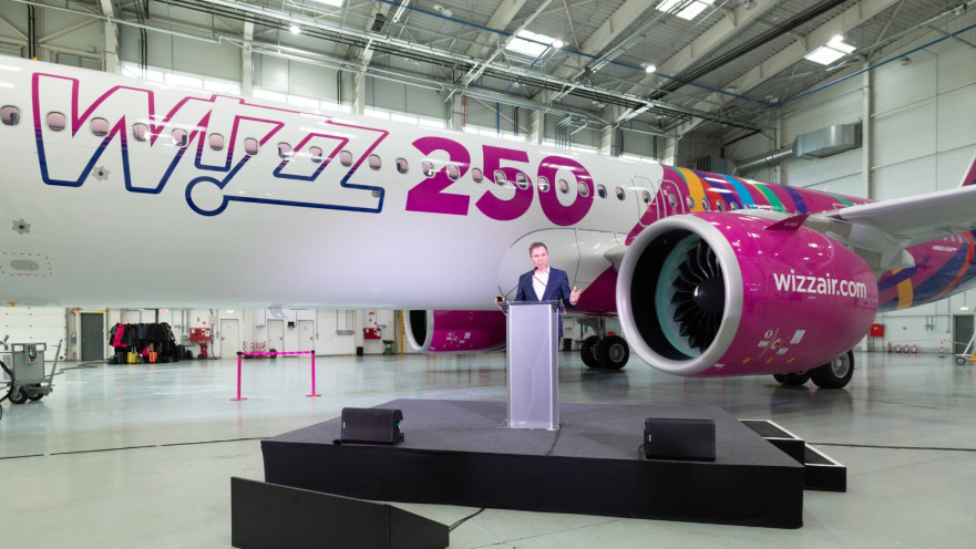 המטוס ה-250 של Wizz Air 