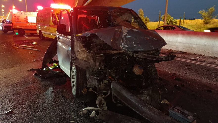 זירת התאונה הקטלנית 