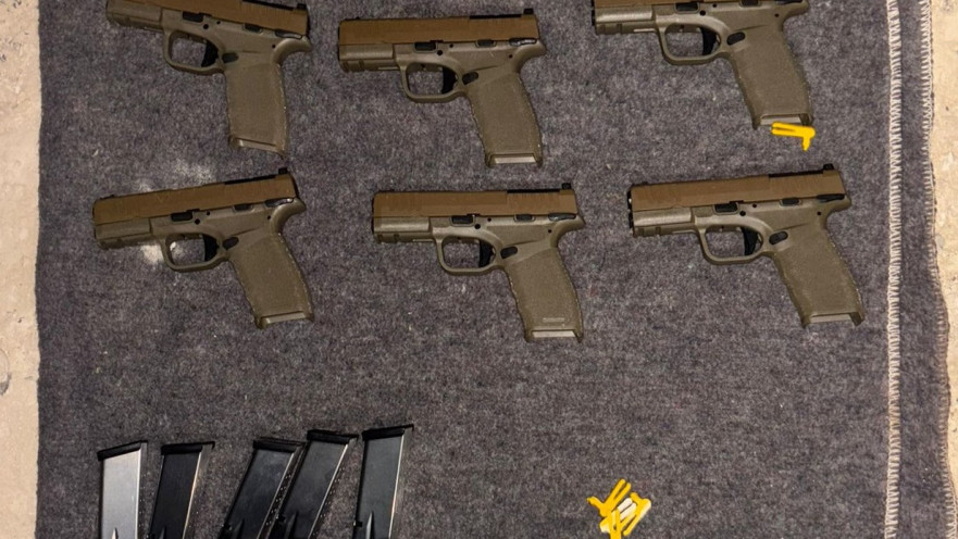 אמצעי הלחימה שנתפסו על הרחפן