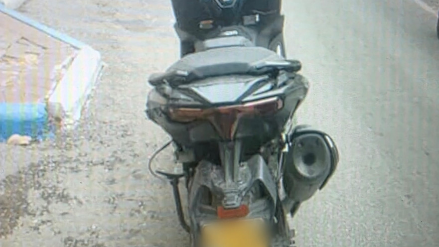 האופנוע שנגנב בגבעתיים