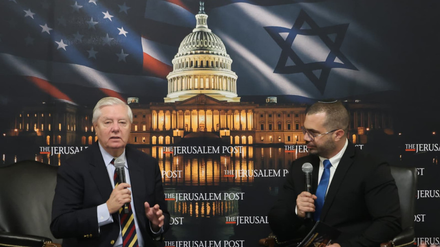 הסנאטור לינדזי גרהאם בכנס ג'רוזלם פוסט