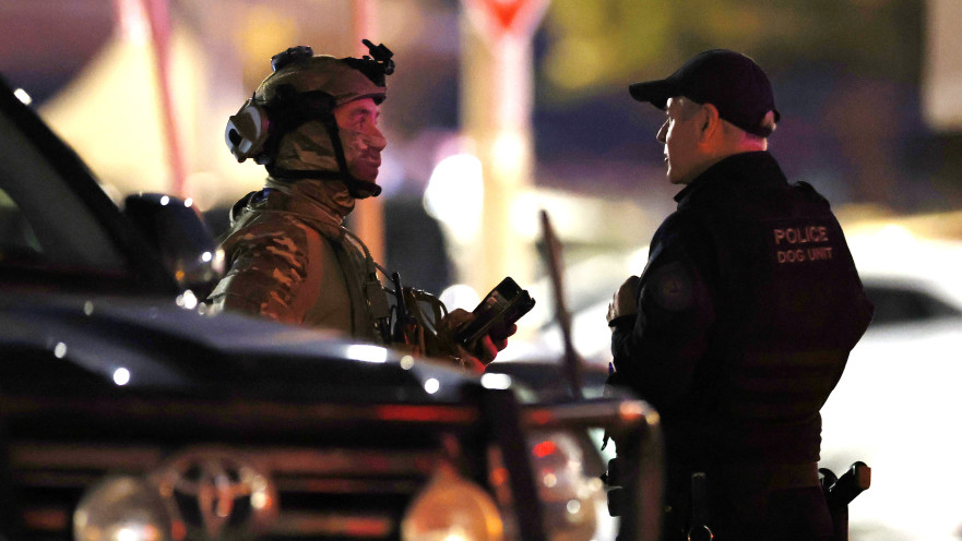 זירת הפיגוע באוסטרליה