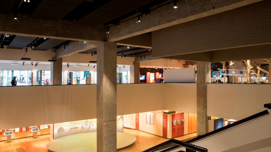 מבט מלמעלה על המוזיאון