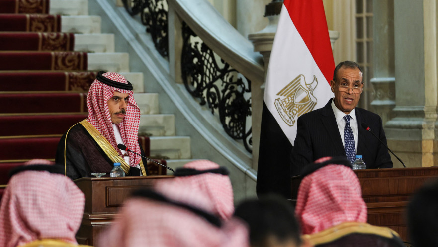 שר החוץ של סעודיה בביקור במצרים