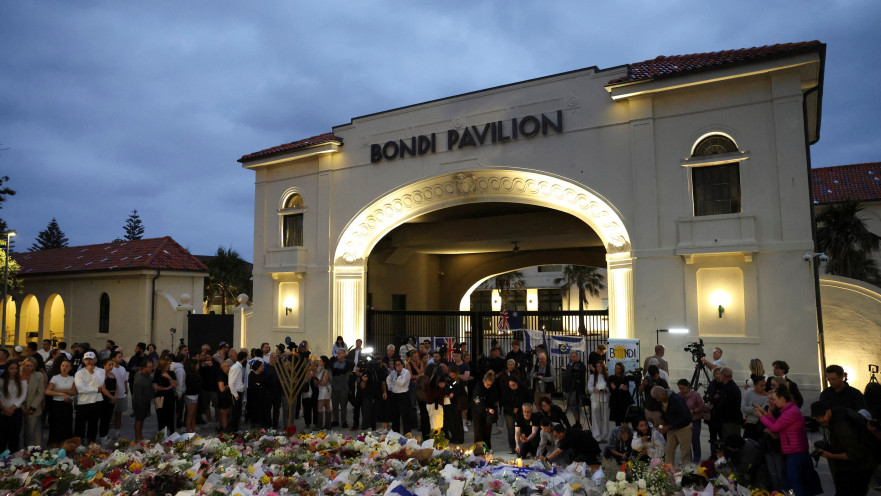 פינת זיכרון לנרצחי הפיגוע בסידני