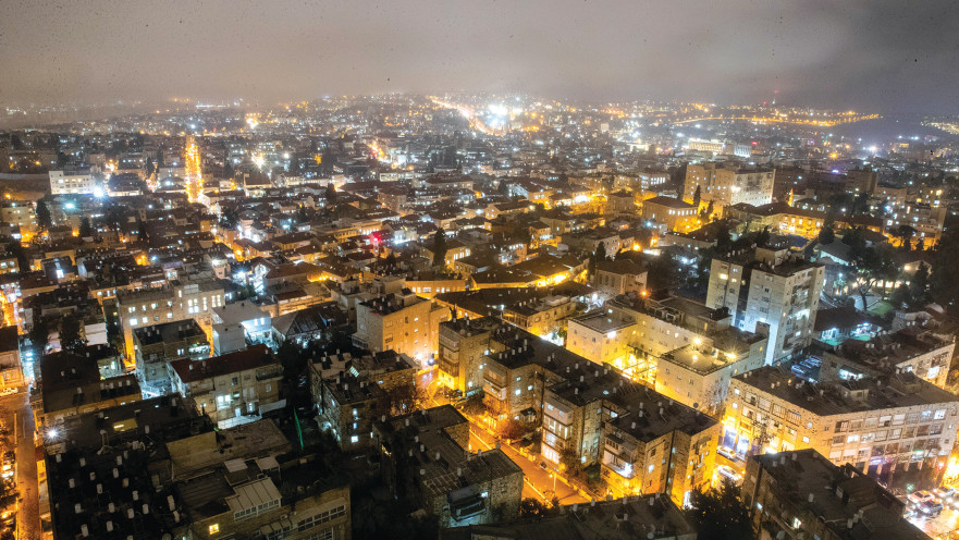 נוף לילי בירושלים