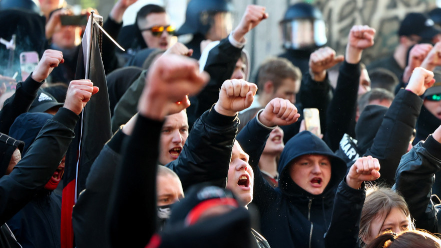 הפגנת הימין הקיצוני בברלין