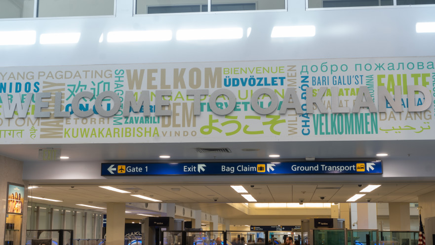 שדה התעופה באוקלנד