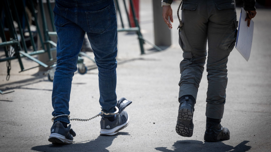 עצור ליד בית המשפט המחוזי בירושלים ( אילוסטרציה)