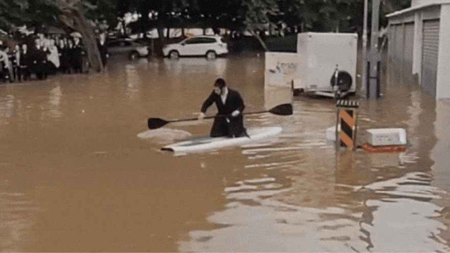 הצפה בנתניה