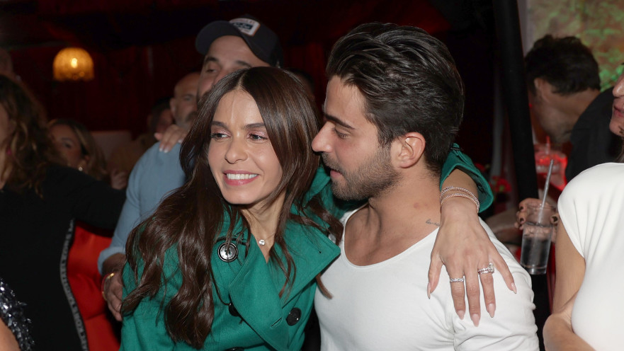 מיכל הקטנה ויהודה בוחבוט במסיבת יום ההולדת של ליאור סושרד