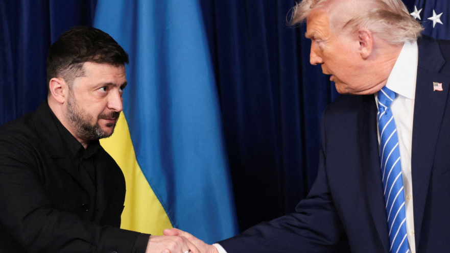 פגישת ולדימיר זלנסקי ודונלד טראמפ בפלורידה