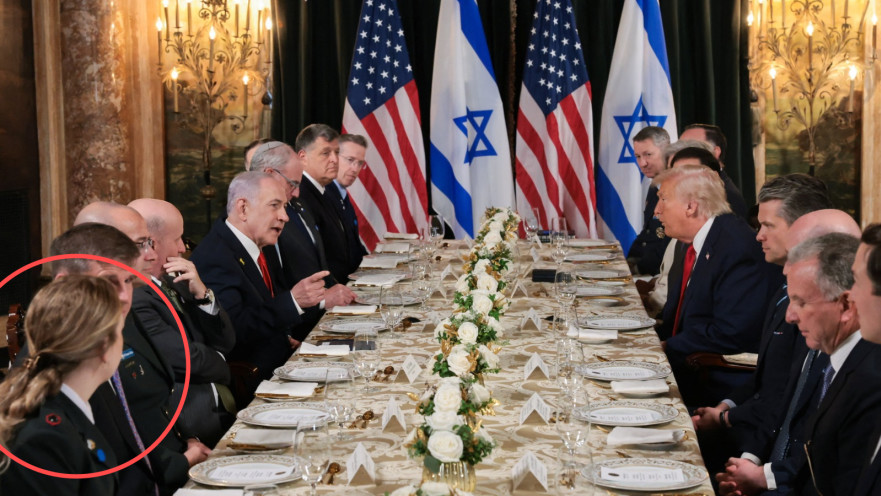 רס"ן נ', האישה היחידה במפגש הפסגה בין נתניהו לטראמפ