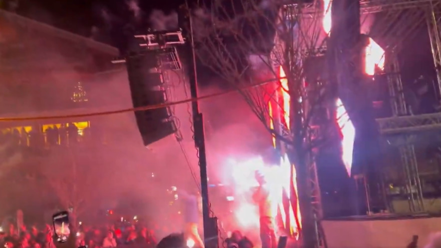 זירת הפיצוץ בבר בשוויץ