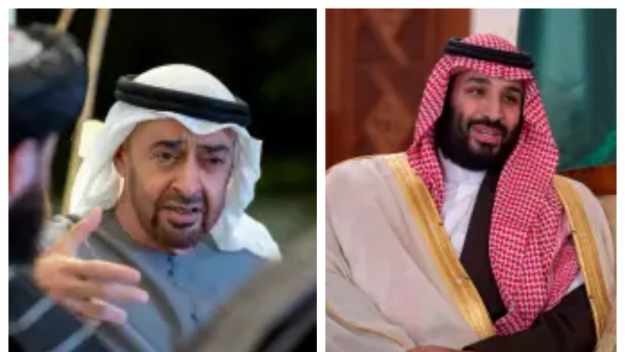 מוחמד בן סלמאן ושליט האמירויות מוחמד בן זאיד