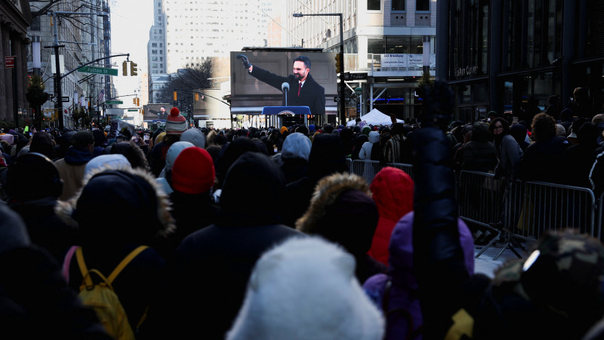 טקס ההשבעה של זוהרן ממדאני בניו יורק