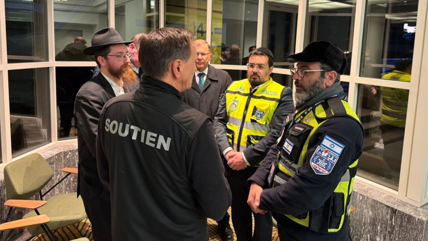 צוותי זק"א לאחר זיהוי הגופה 