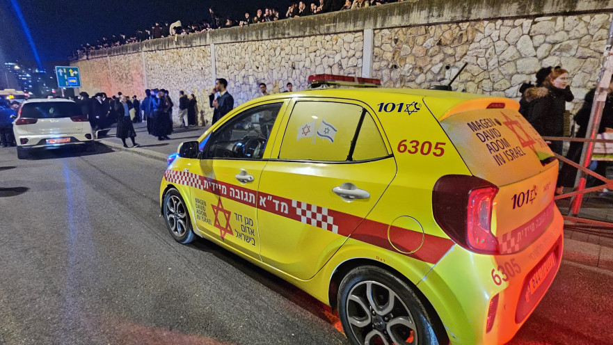 הפגנת החרדים בירושלים, אזור תאונת האוטובוס