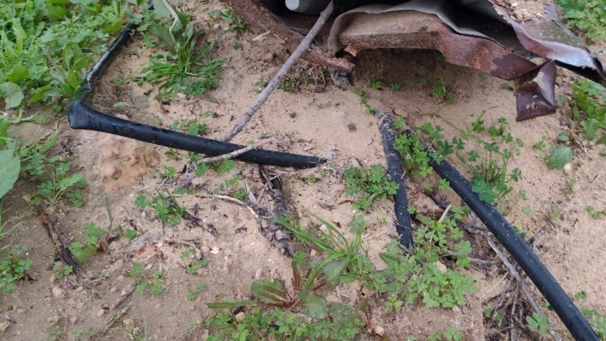 משגר רקטות שהושמד על ידי צה"ל בצפון רצועת עזה