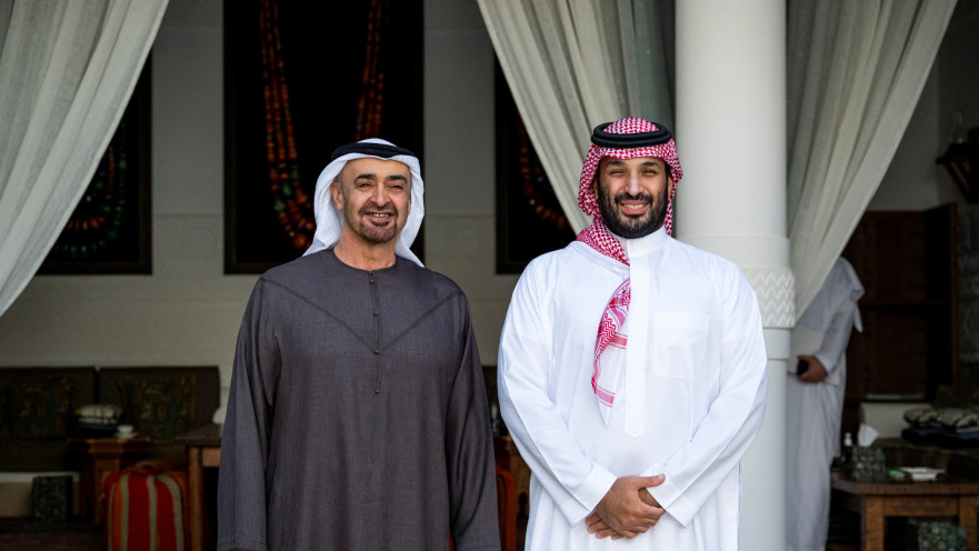 Mohammed ben Salmane et Zayed Al Nahyan