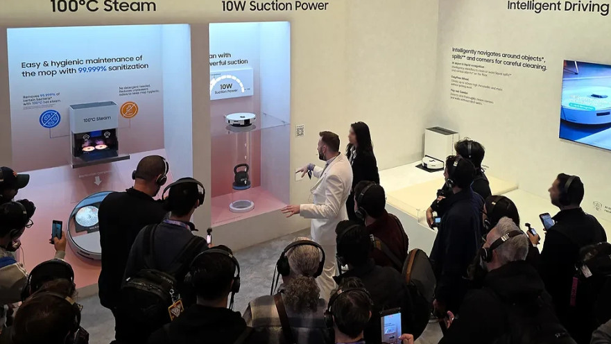 סמסונג Bespoke AI Jet Bot Steam Ultra