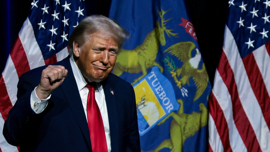 לקראת תקיפה באיראן. דונלד טראמפ