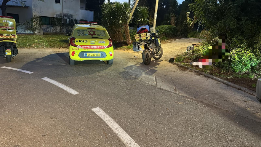 תיעוד מזירת התאונה 