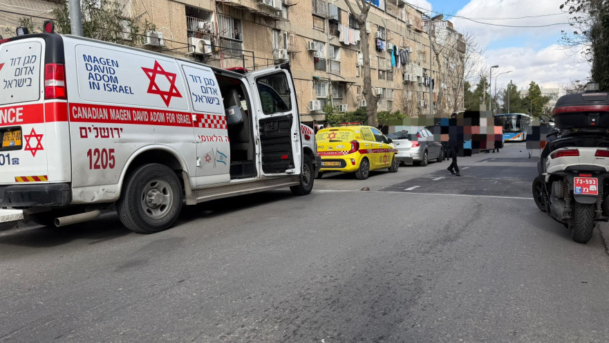 מזירת האסון בפעוטון בירושלים 