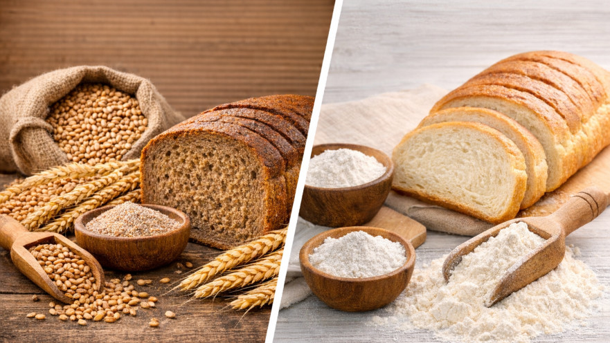 קמח מלא וקמח לבן